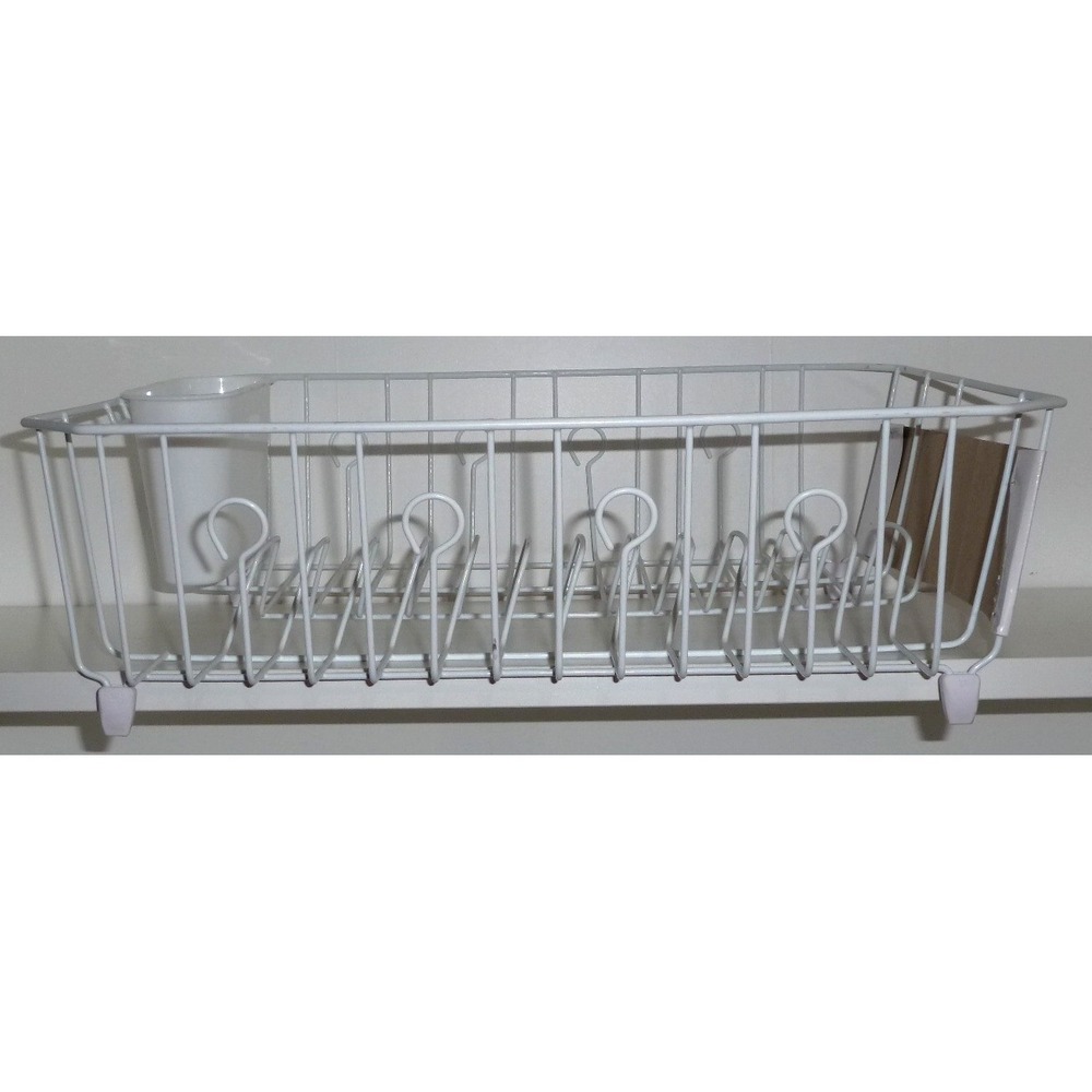 Rubbermaid Food Products Rubbermaid, Large, White Dish Drainer NEW HTF - Picture 4 of 4